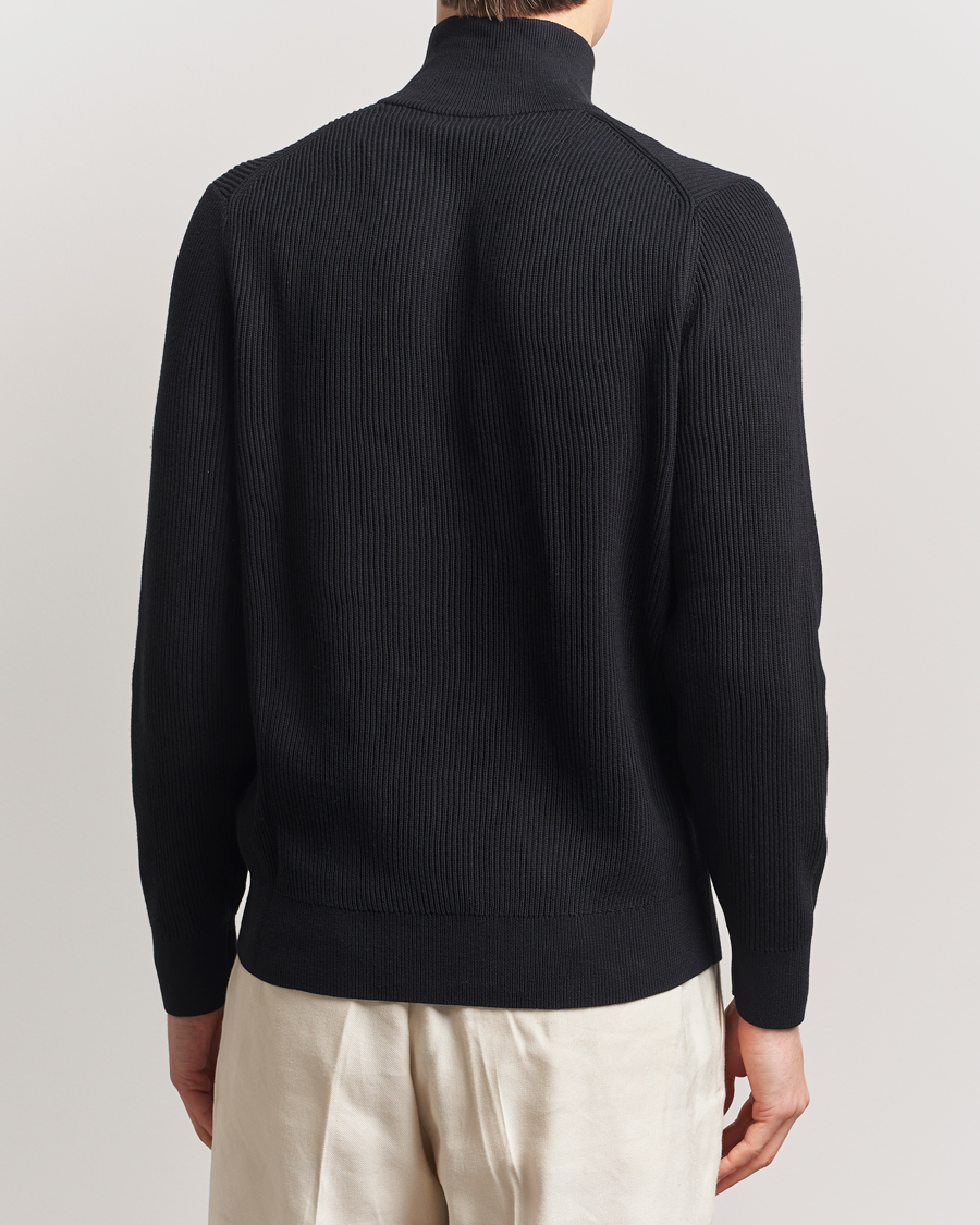 Herre | Gensere | J.Lindeberg | Alex Knitted Half-Zip Black