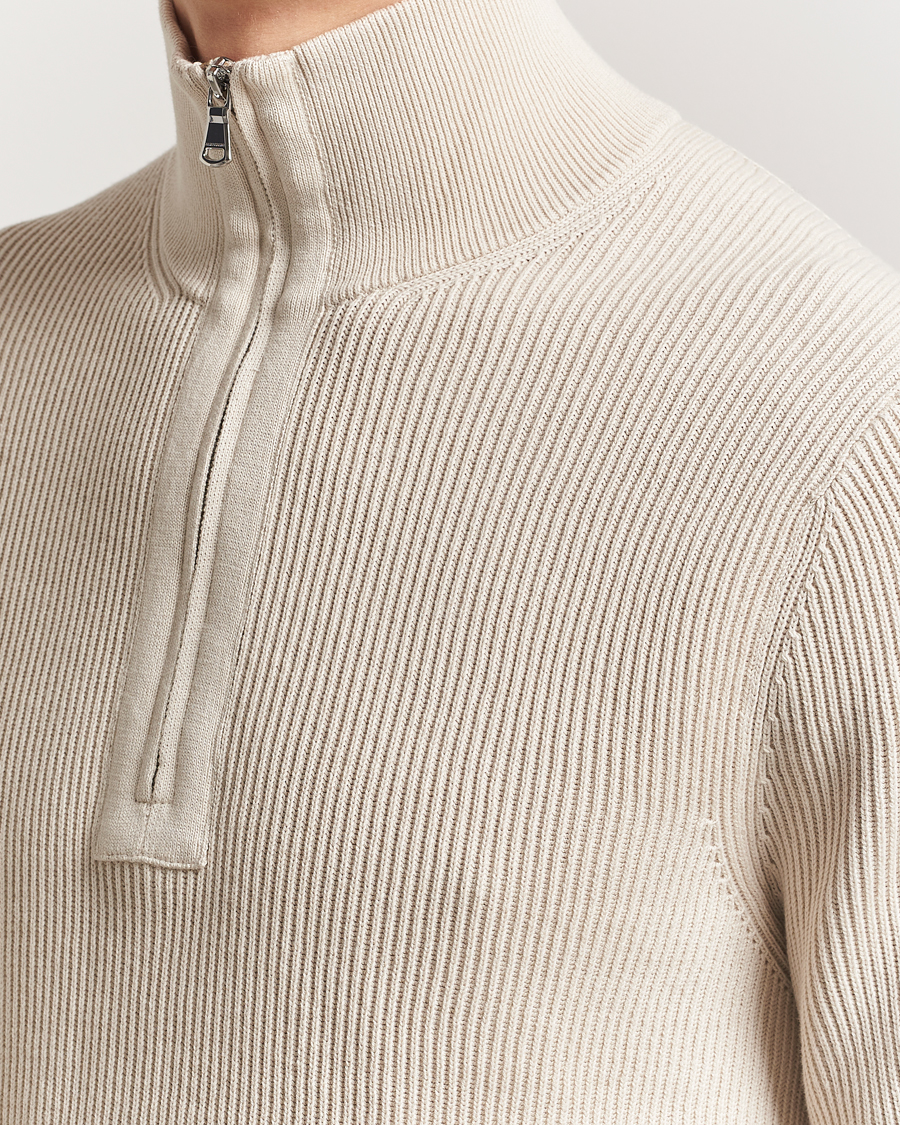 Herre | Gensere | J.Lindeberg | Alex Knitted Half-Zip Moonbeam