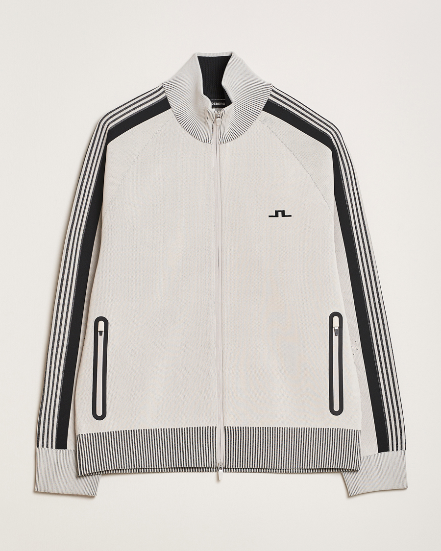 Herre | Jakker | J.Lindeberg | Max Tech Knit Track Jacket Moonbeam