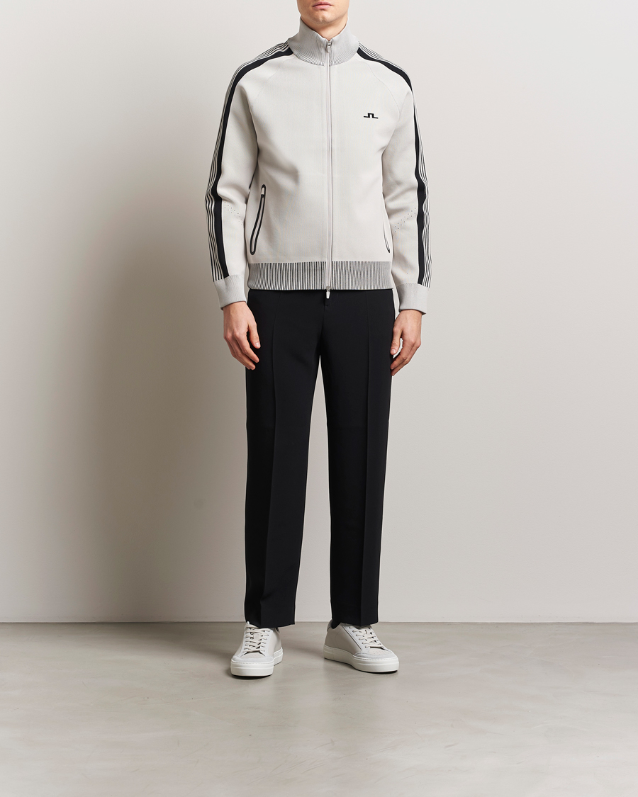 Herre | Jakker | J.Lindeberg | Max Tech Knit Track Jacket Moonbeam