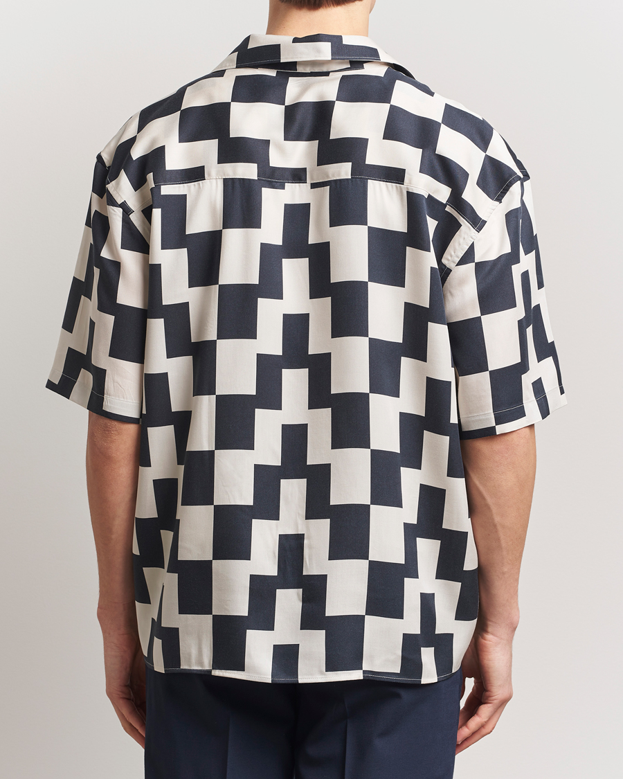 Herre | Skjorter | J.Lindeberg | Ellis Stack Bridge Print Shirt Black