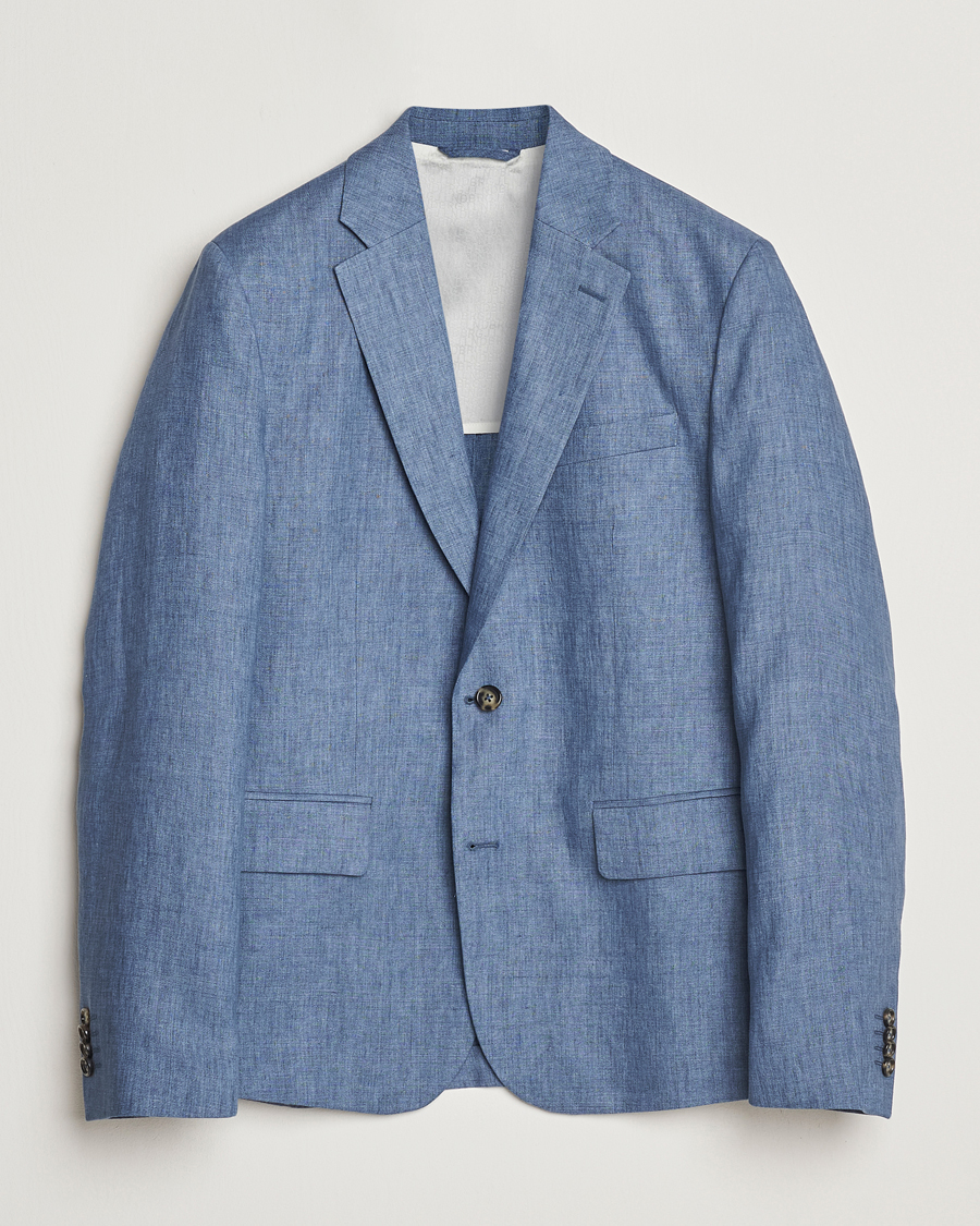 Herre | Dressjakker | J.Lindeberg | Elton Unlined Super Linen Blazer Rainwashed