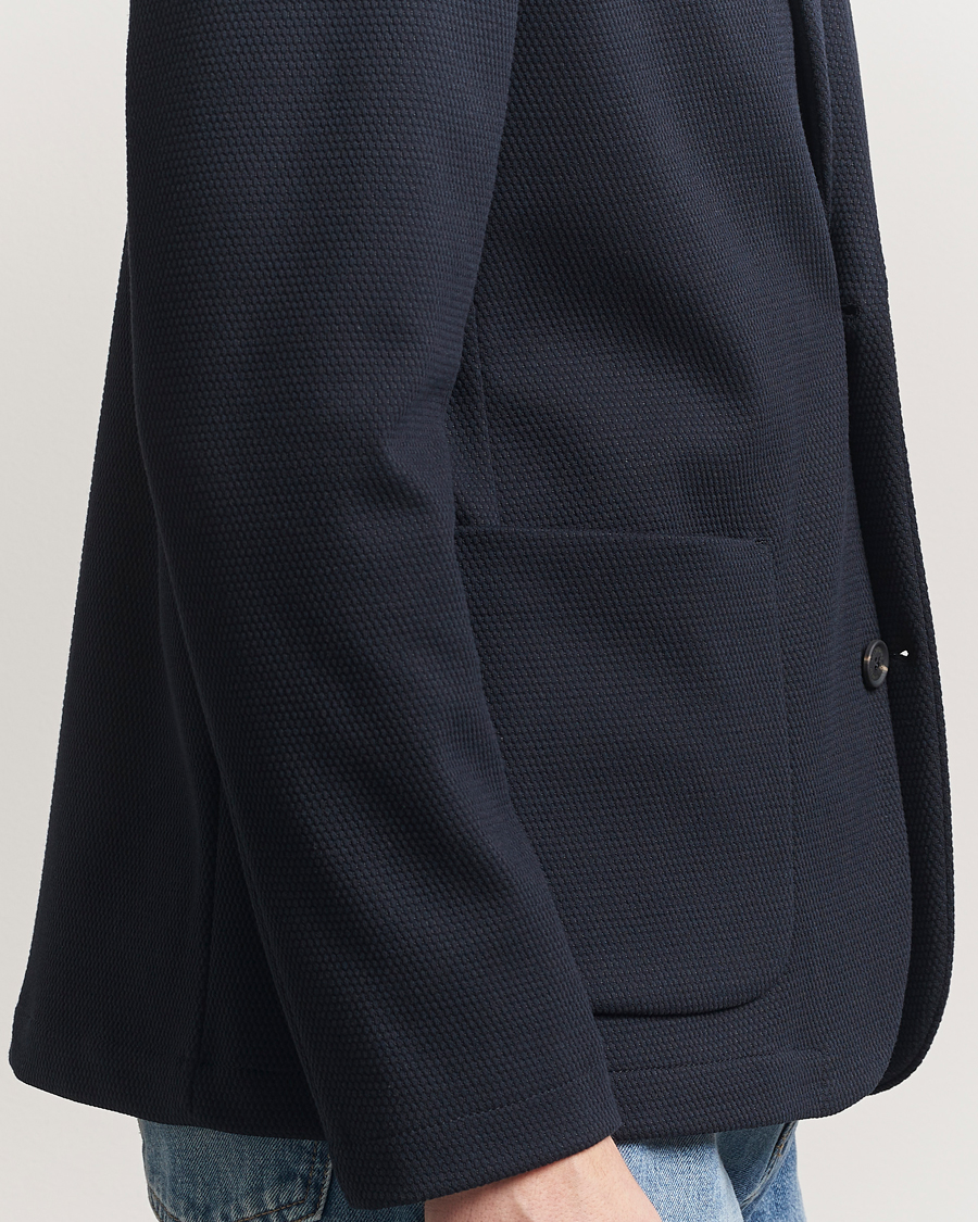 Herre | Dressjakker | J.Lindeberg | Calvon 3D Piquet Blazer Navy