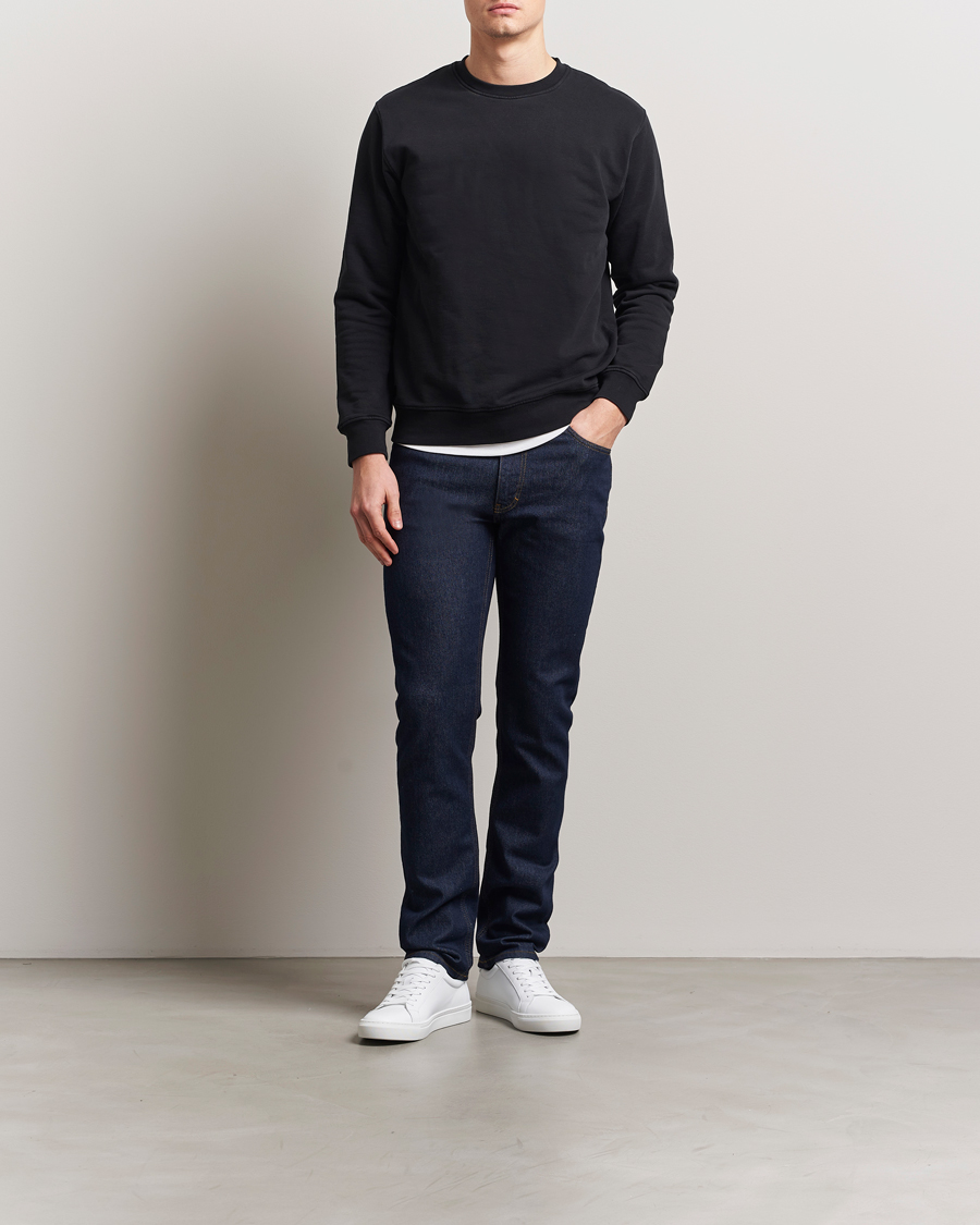 Herre | Jeans | J.Lindeberg | Jax Rinsed Slim Jeans Dark Blue