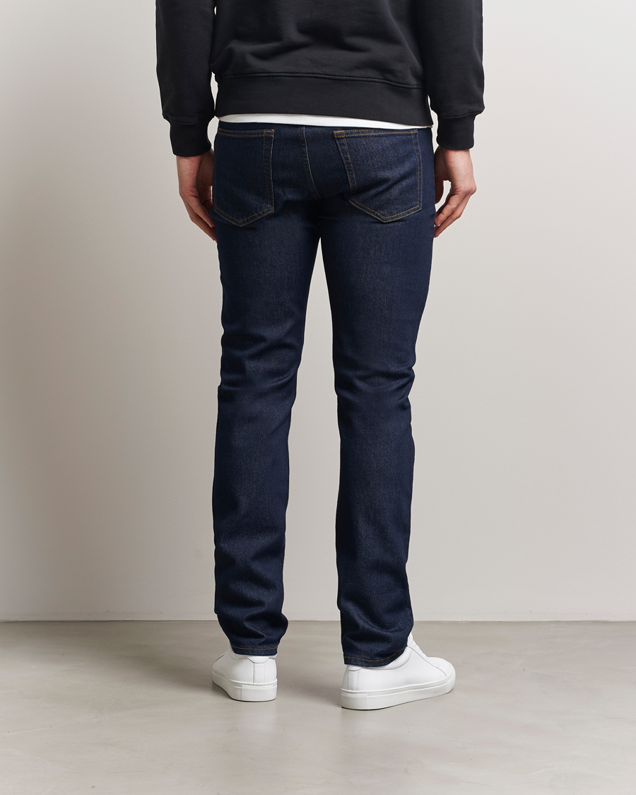 Herre | Jeans | J.Lindeberg | Jax Rinsed Slim Jeans Dark Blue