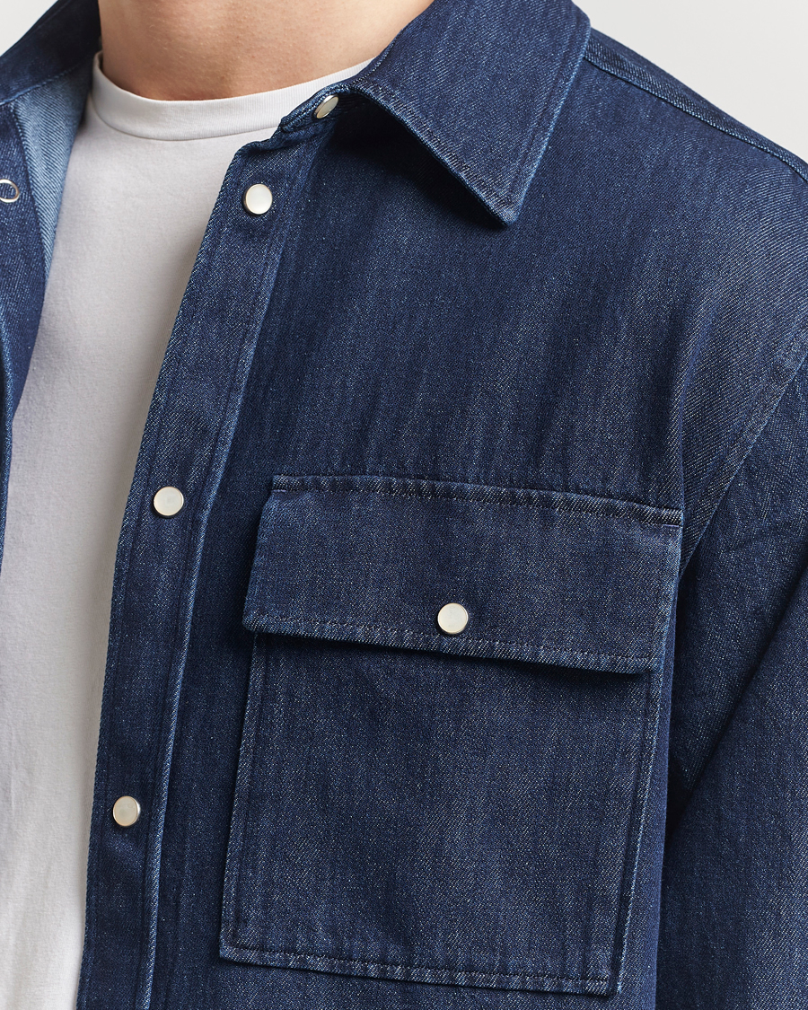 Herre | Skjorter | J.Lindeberg | Finnigan Denim Shirt Navy