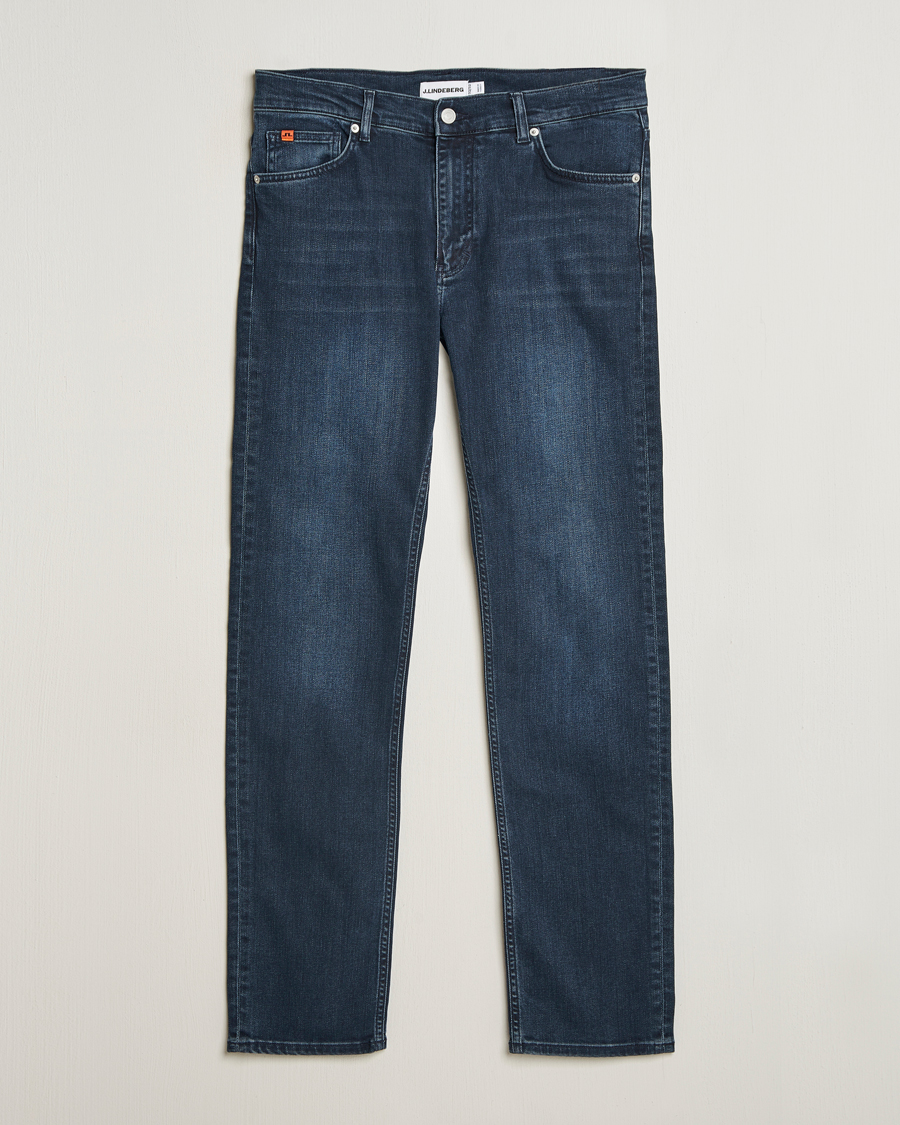 Herre | Jeans | J.Lindeberg | Jax Washed Slim Jeans Dark Blue