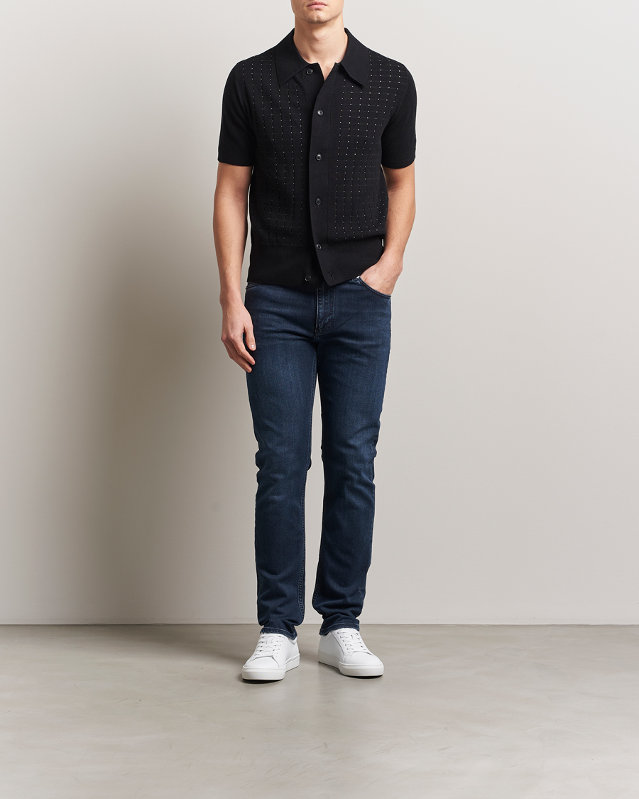 Herre | Jeans | J.Lindeberg | Jax Washed Slim Jeans Dark Blue