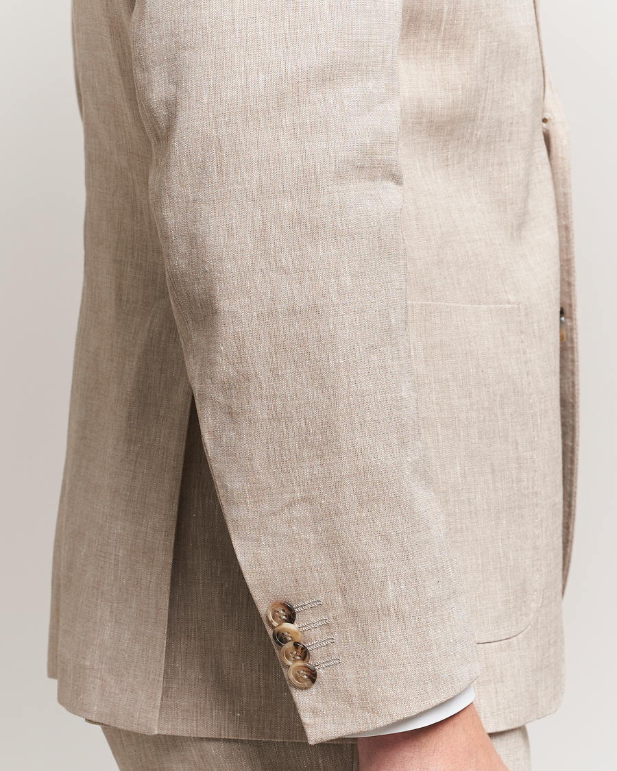 Herre | Dressjakker | Morris Heritage | Linen Suit Blazer Beige