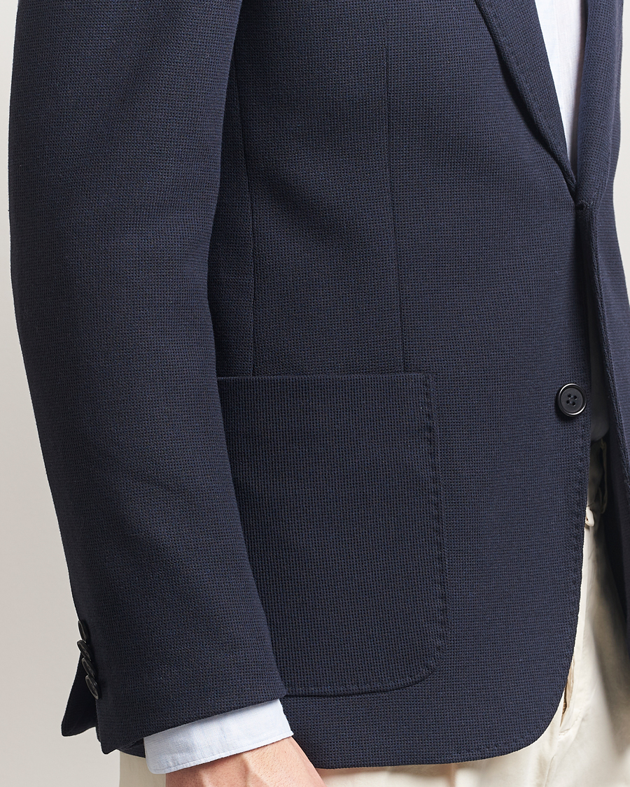 Herre | Dressjakker | Morris Heritage | Cotton Jersey Blazer Navy
