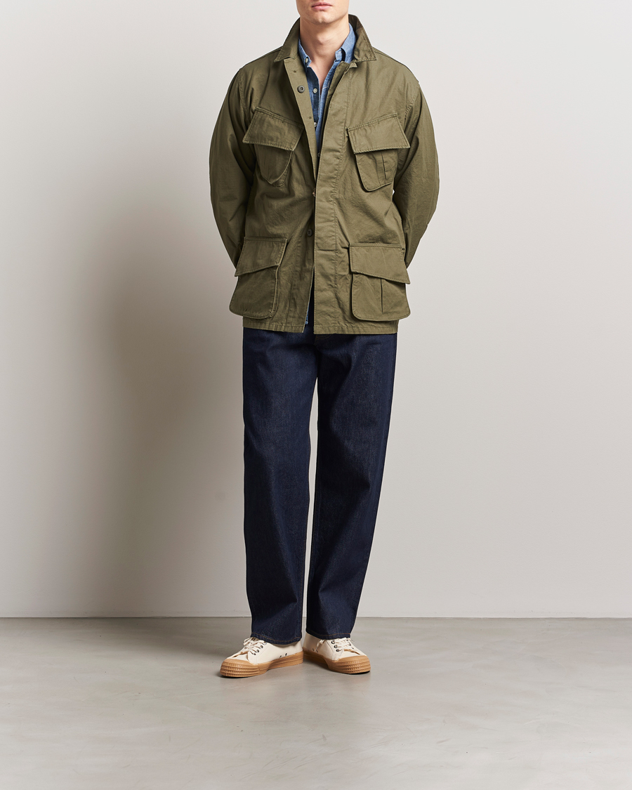 Herre | Skjorter | orSlow | 101 Dad Fit Jeans One Wash
