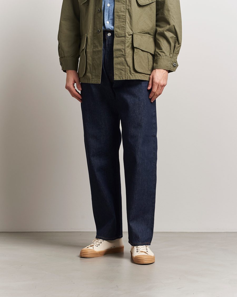 Herre | Skjorter | orSlow | 101 Dad Fit Jeans One Wash