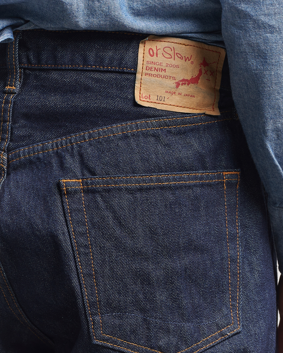Herre | Skjorter | orSlow | 101 Dad Fit Jeans One Wash