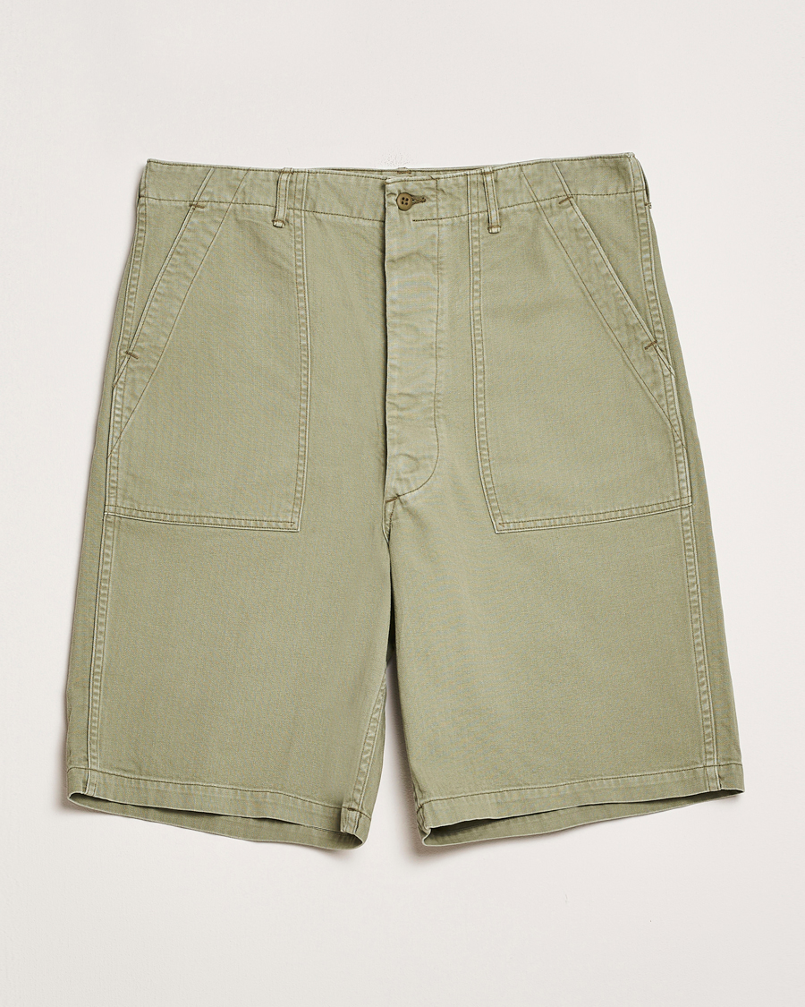 Herre | Shorts | orSlow | Summer Fatigue Shorts Green