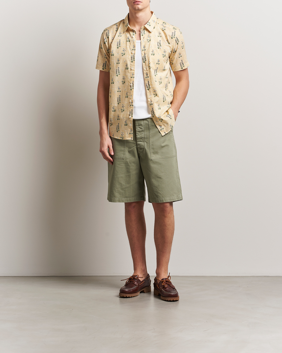 Herre | Shorts | orSlow | Summer Fatigue Shorts Green