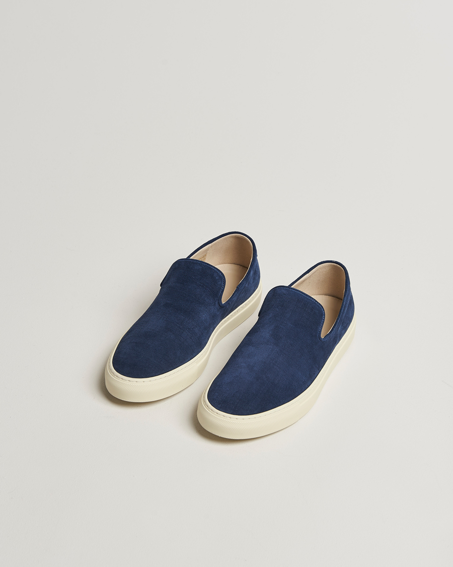 Herre | Loafers | CQP | Jetty Suede Sneaker Loafer Washed Navy