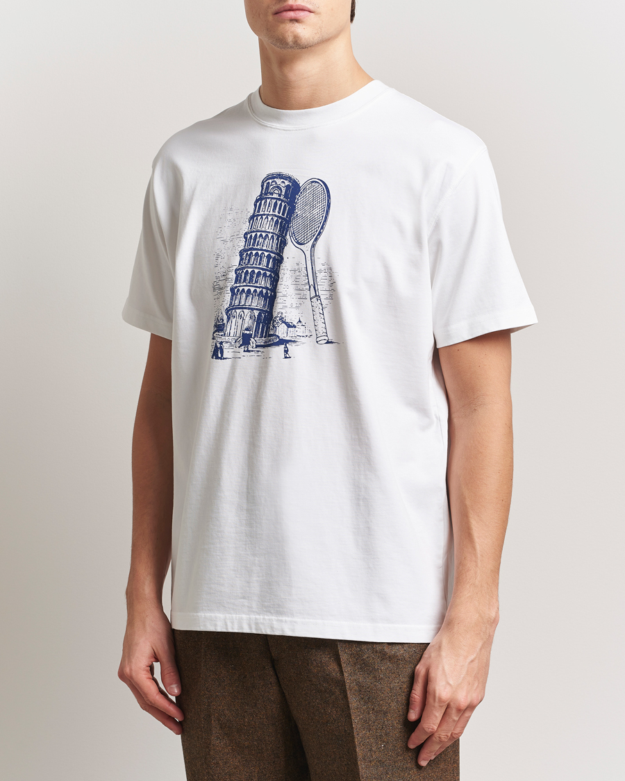 Herre | T-Shirts | Palmes | Tower T-Shirt White