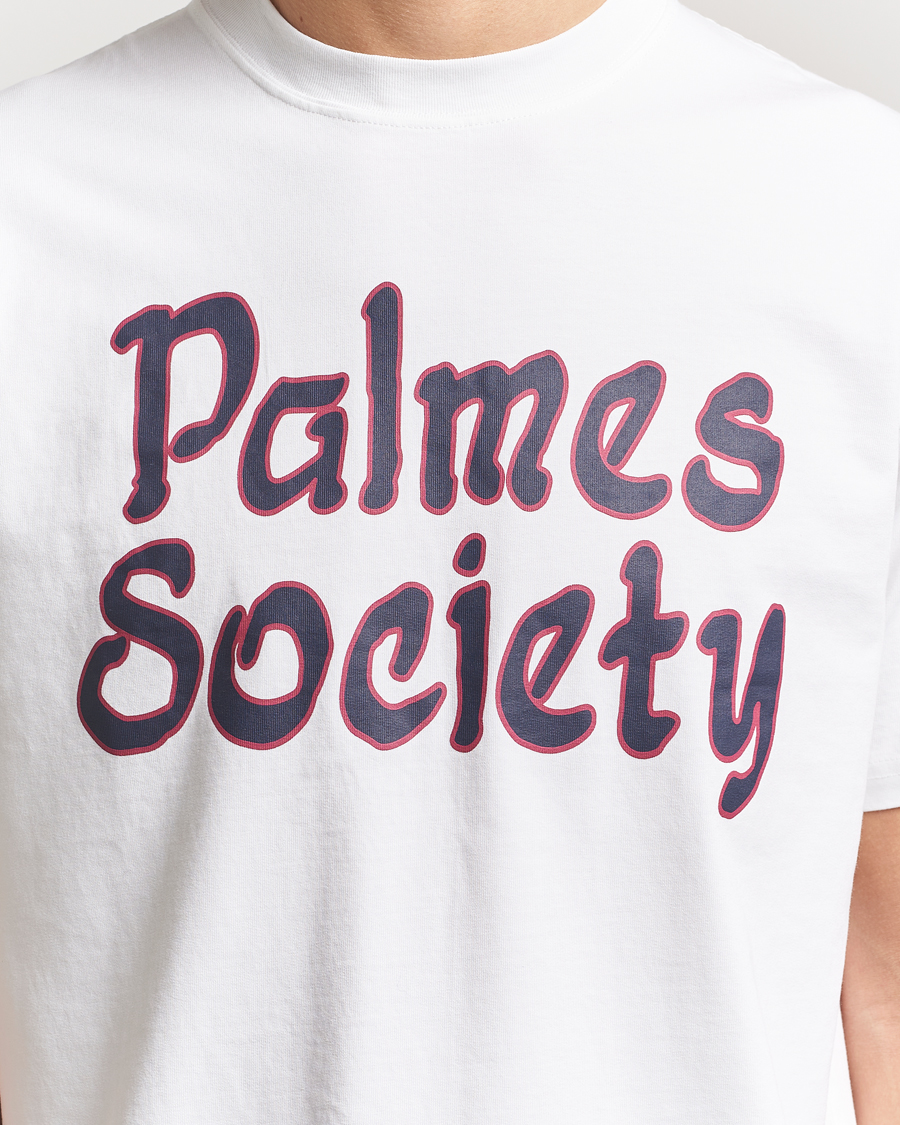 Herre | T-Shirts | Palmes | Society T-Shirt White