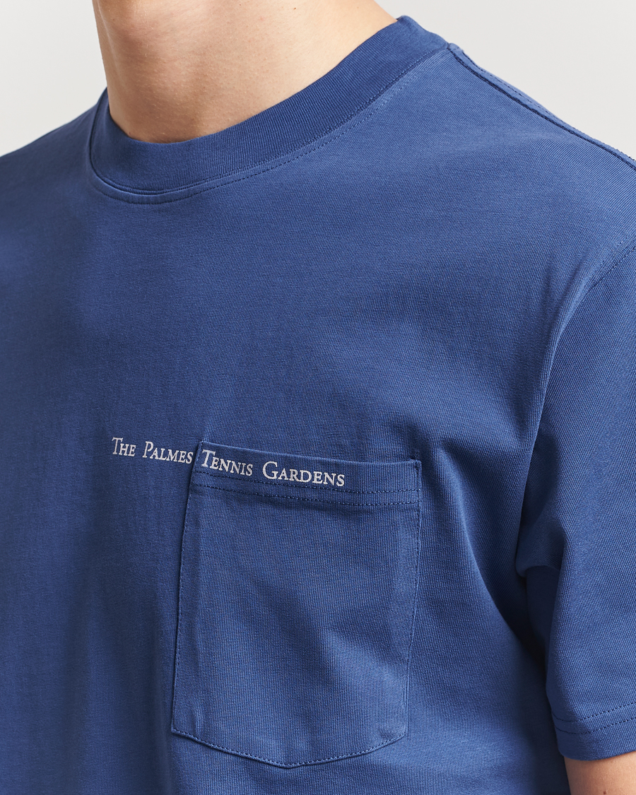 Herre | T-Shirts | Palmes | Garden Pocket T-Shirt Dark Blue