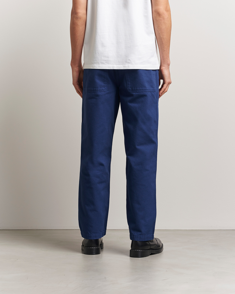 Herre | Bukser | Palmes | Twill Cotton Pants Dark Blue