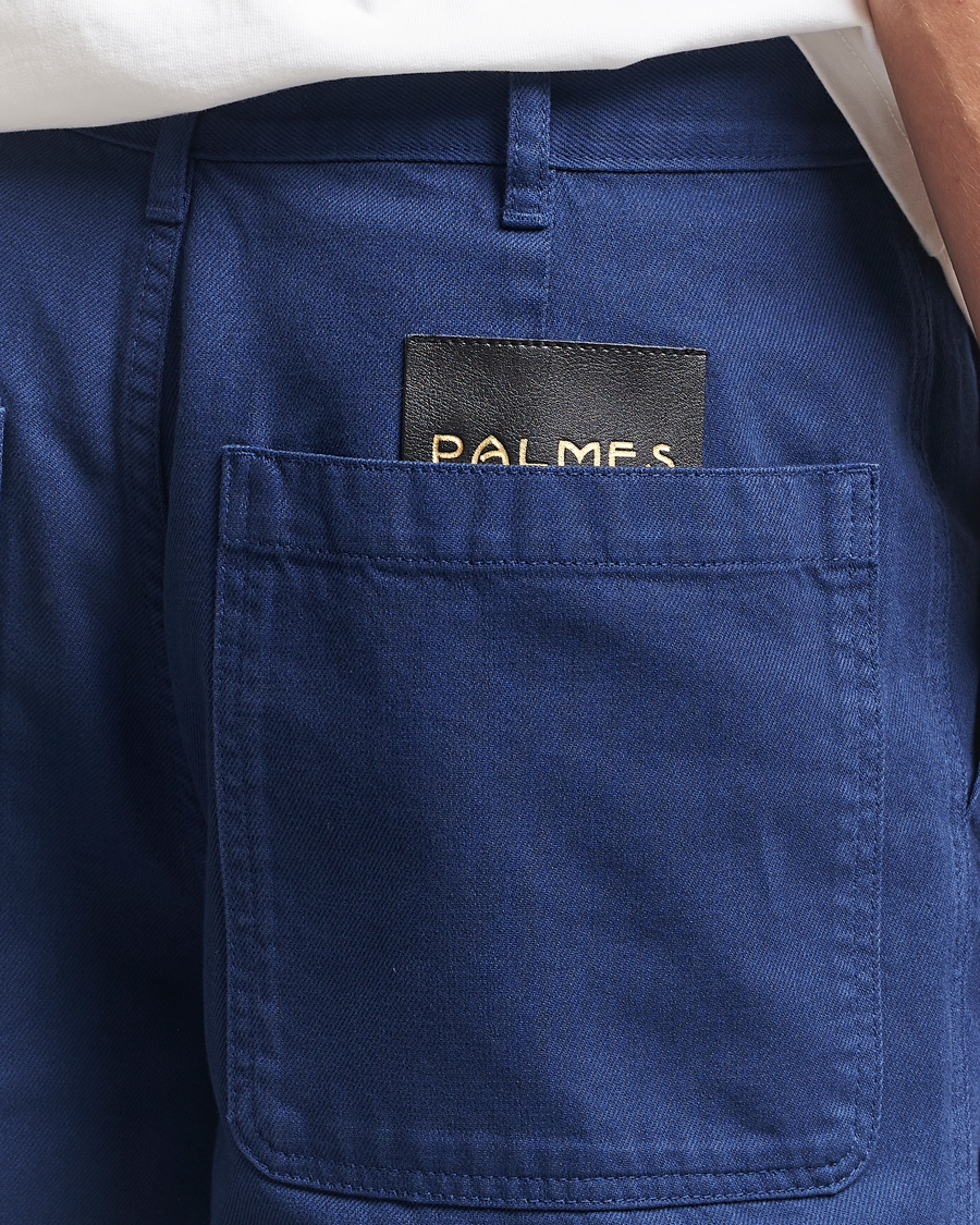 Herre | Bukser | Palmes | Twill Cotton Pants Dark Blue