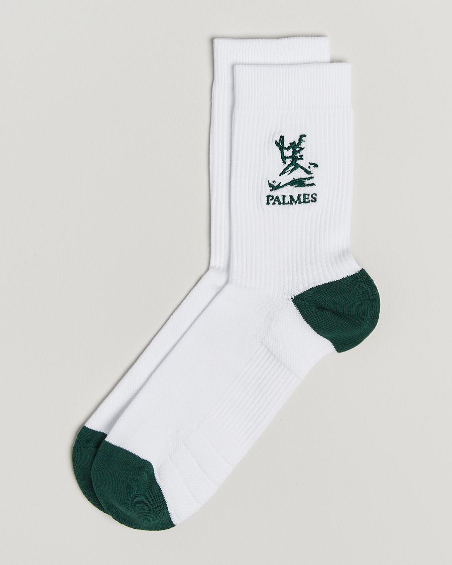 Herre | Undertøy | Palmes | 2-Pack Contrast Tennis Socks White