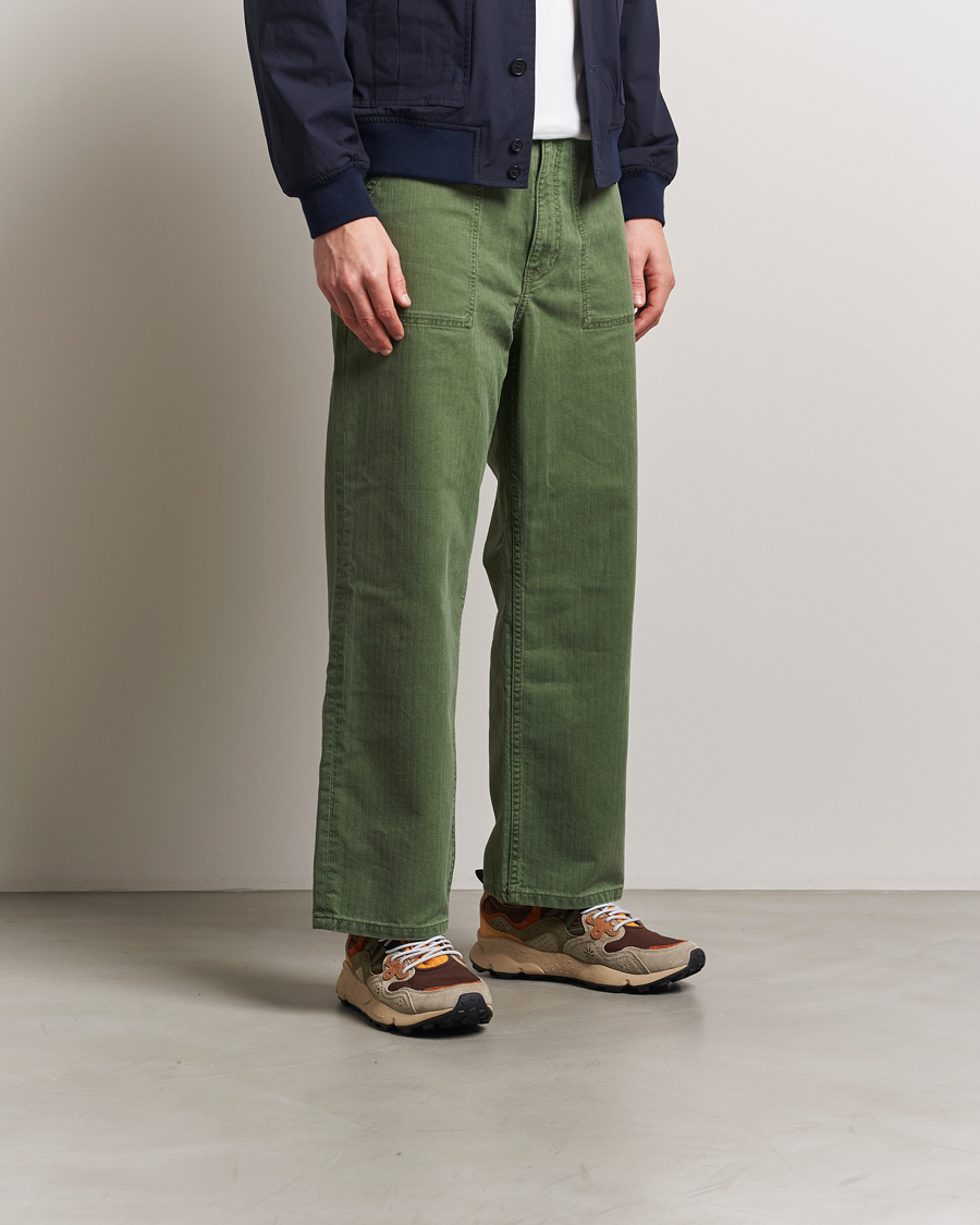 Herre | Sneakers | Flower Mountain | Yamano 3 Suede/Nylon Sneaker Olive