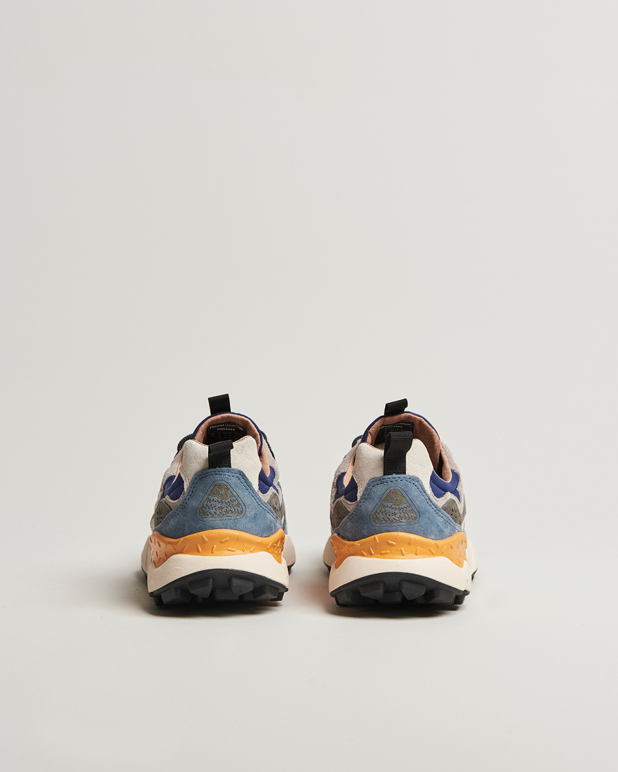 Herre | Sneakers | Flower Mountain | Yamano 3 Suede/Nylon Sneaker Mixed Blue