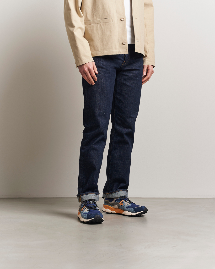 Herre | Sneakers | Flower Mountain | Yamano 3 Suede/Nylon Sneaker Mixed Blue