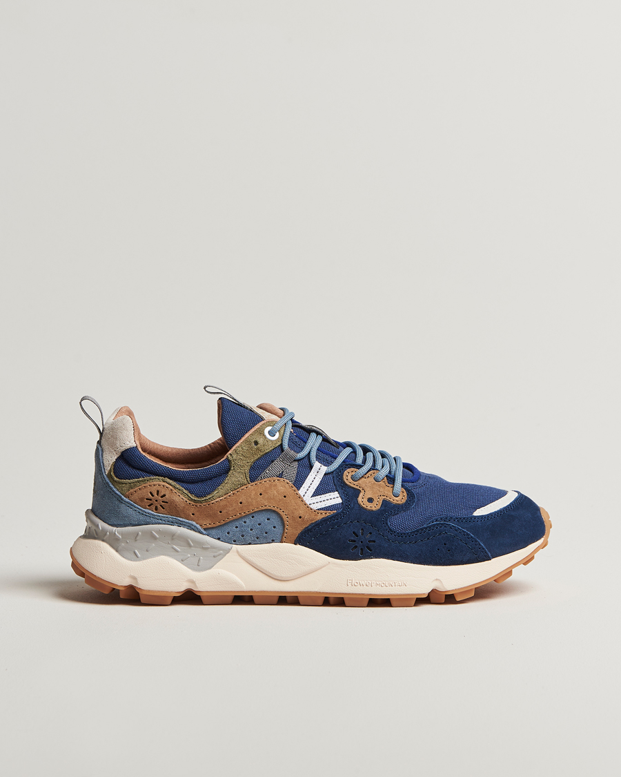 Herre | Sneakers | Flower Mountain | Yamano 3 Suede/Canvas Sneaker Navy