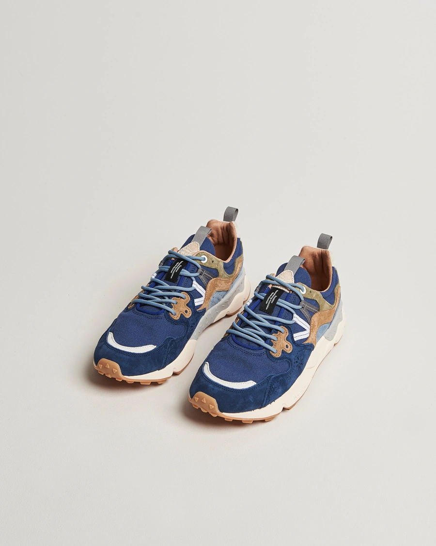 Herre | Sneakers | Flower Mountain | Yamano 3 Suede/Canvas Sneaker Navy