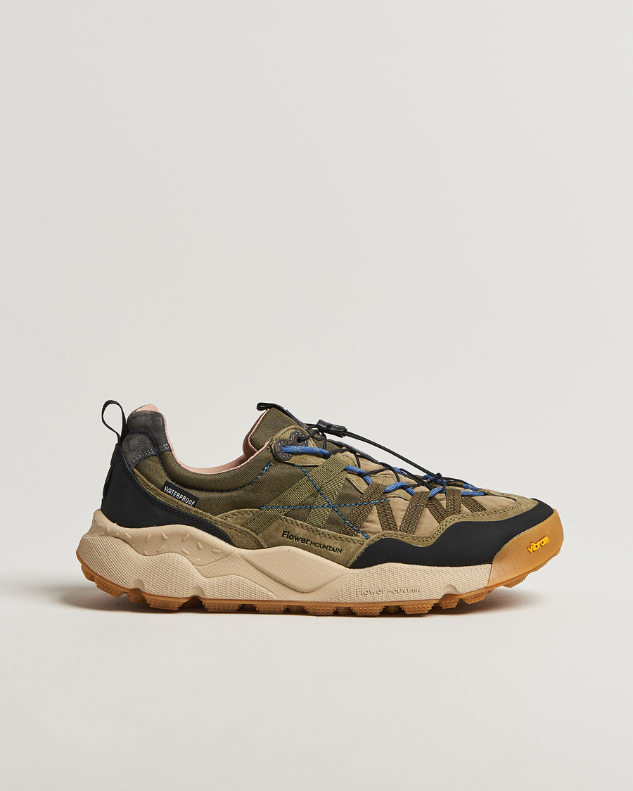 Herre | Business & Beyond | Flower Mountain | Iwano 2 Suede/Nylon Trail Sneaker Green