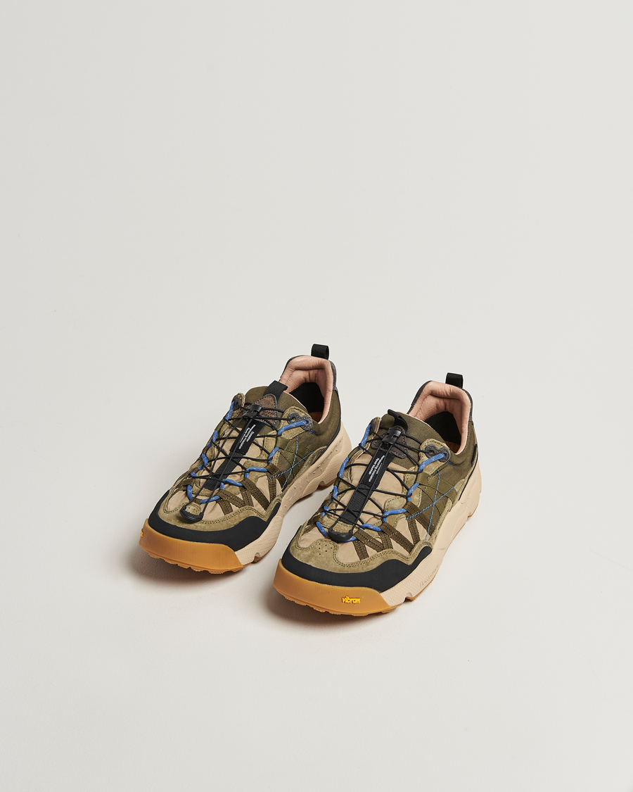 Herre | Business & Beyond | Flower Mountain | Iwano 2 Suede/Nylon Trail Sneaker Green