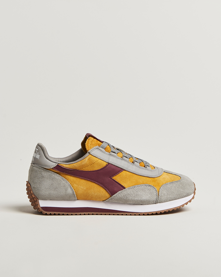 Herre | Sneakers | Diadora | Equipe 75 Running Sneaker Grey/Yellow