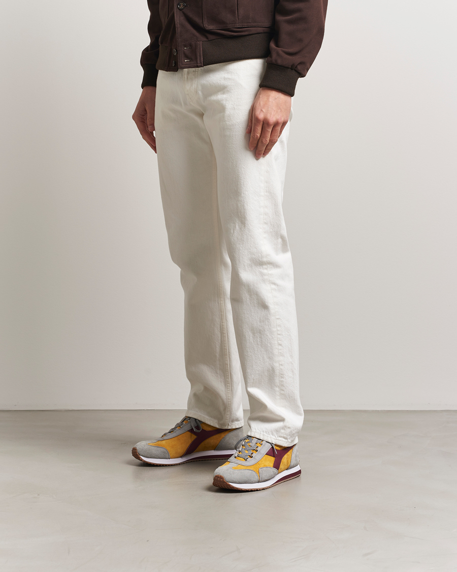 Herre | Sneakers | Diadora | Equipe 75 Running Sneaker Grey/Yellow