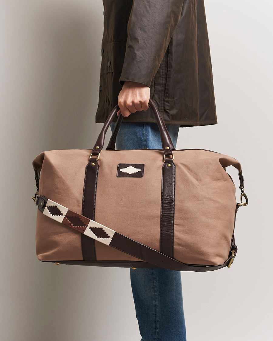 Herre | Vesker | Pampeano | Cabballero Large Canvas Weekend Bag Khaki