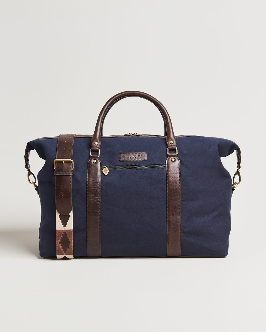 Herre | Vesker | Pampeano | Cabballero Large Canvas Weekend Bag Navy