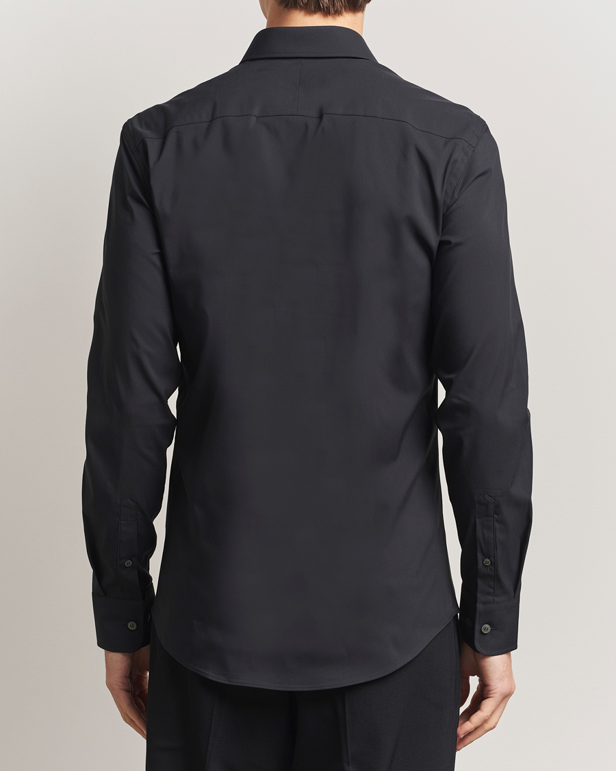 Herre | Skjorter | Tiger of Sweden | Adley Slim Fit Cut Away Shirt Black