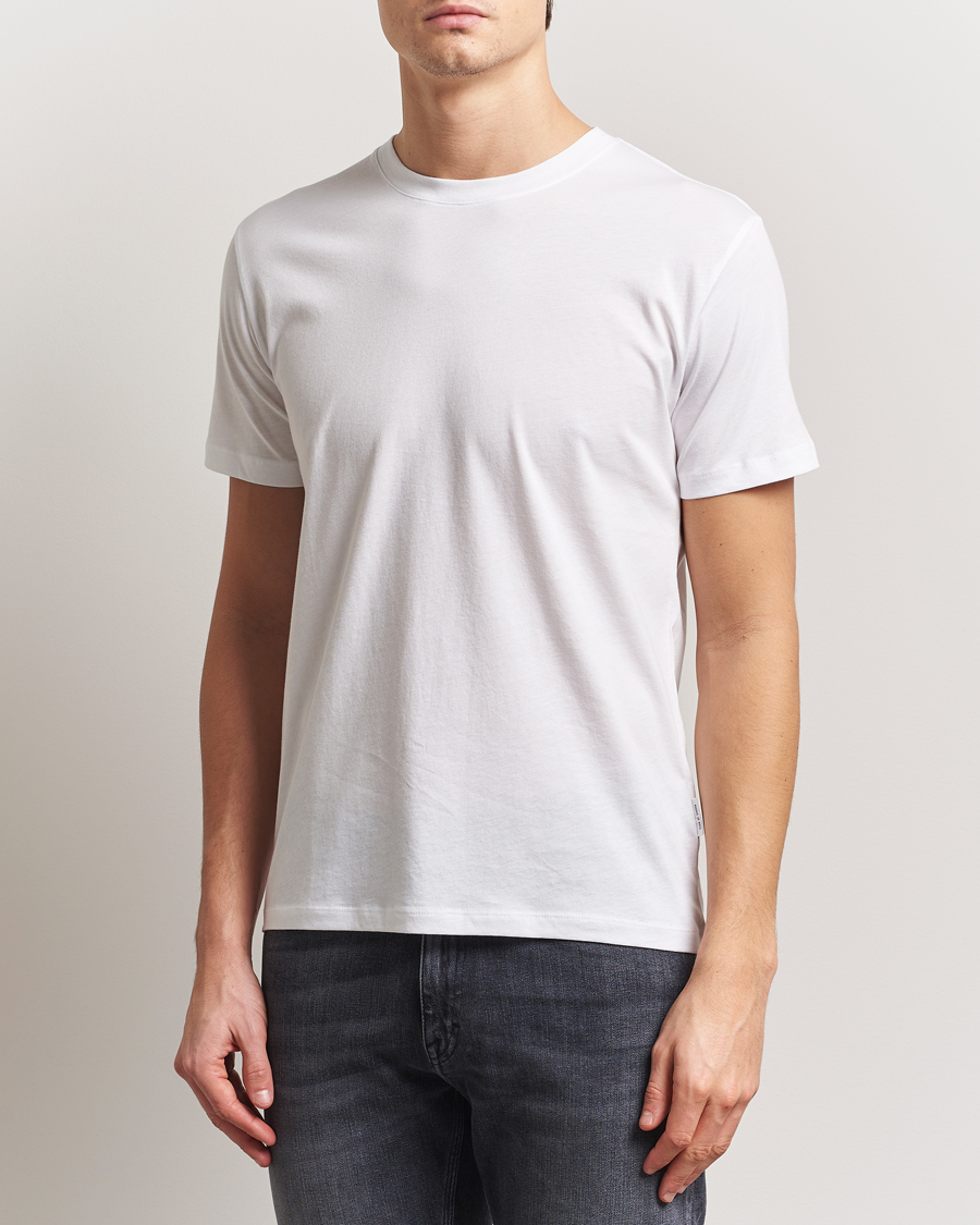 Herre | T-Shirts | Tiger of Sweden | Dillan Crew Neck T-Shirt White