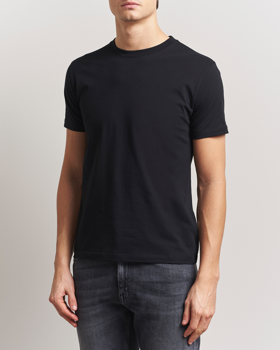 Herre | T-Shirts | Tiger of Sweden | Dillan Crew Neck T-Shirt Black