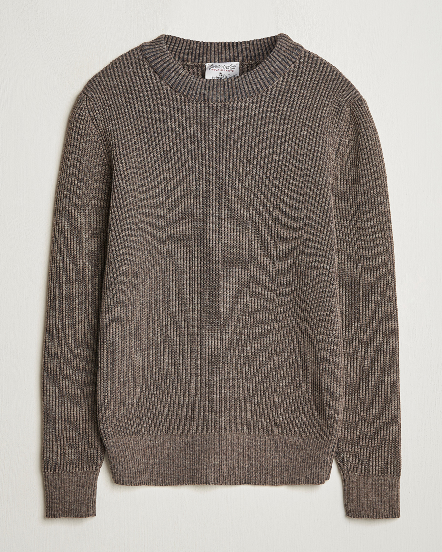 Herre | Gensere | S.N.S. Herning | Fender Wool Crew Neck Terra Brown