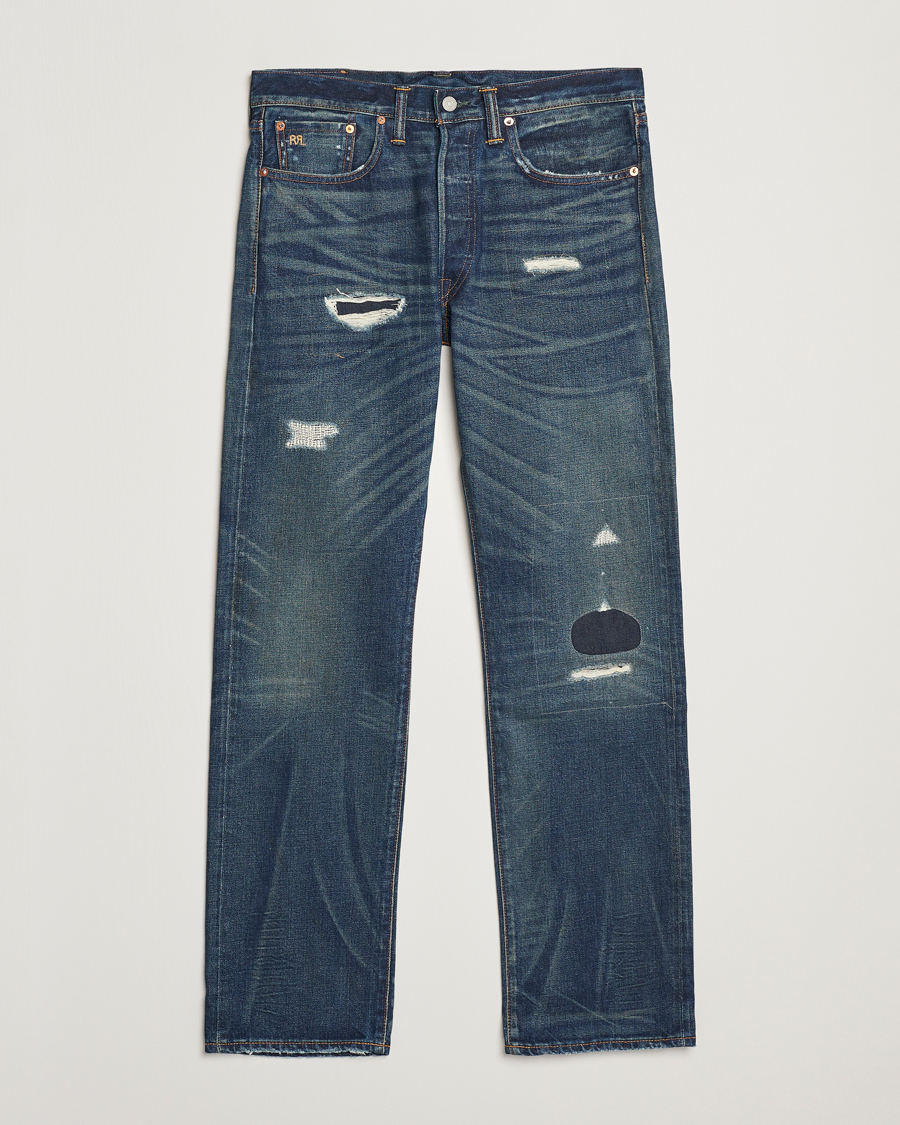 Herre | Jeans | RRL | Straight Fit 5-Pocket Denim Hawley Wash