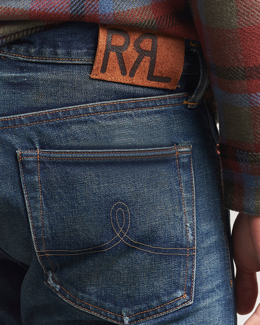 Herre | Jeans | RRL | Straight Fit 5-Pocket Denim Hawley Wash
