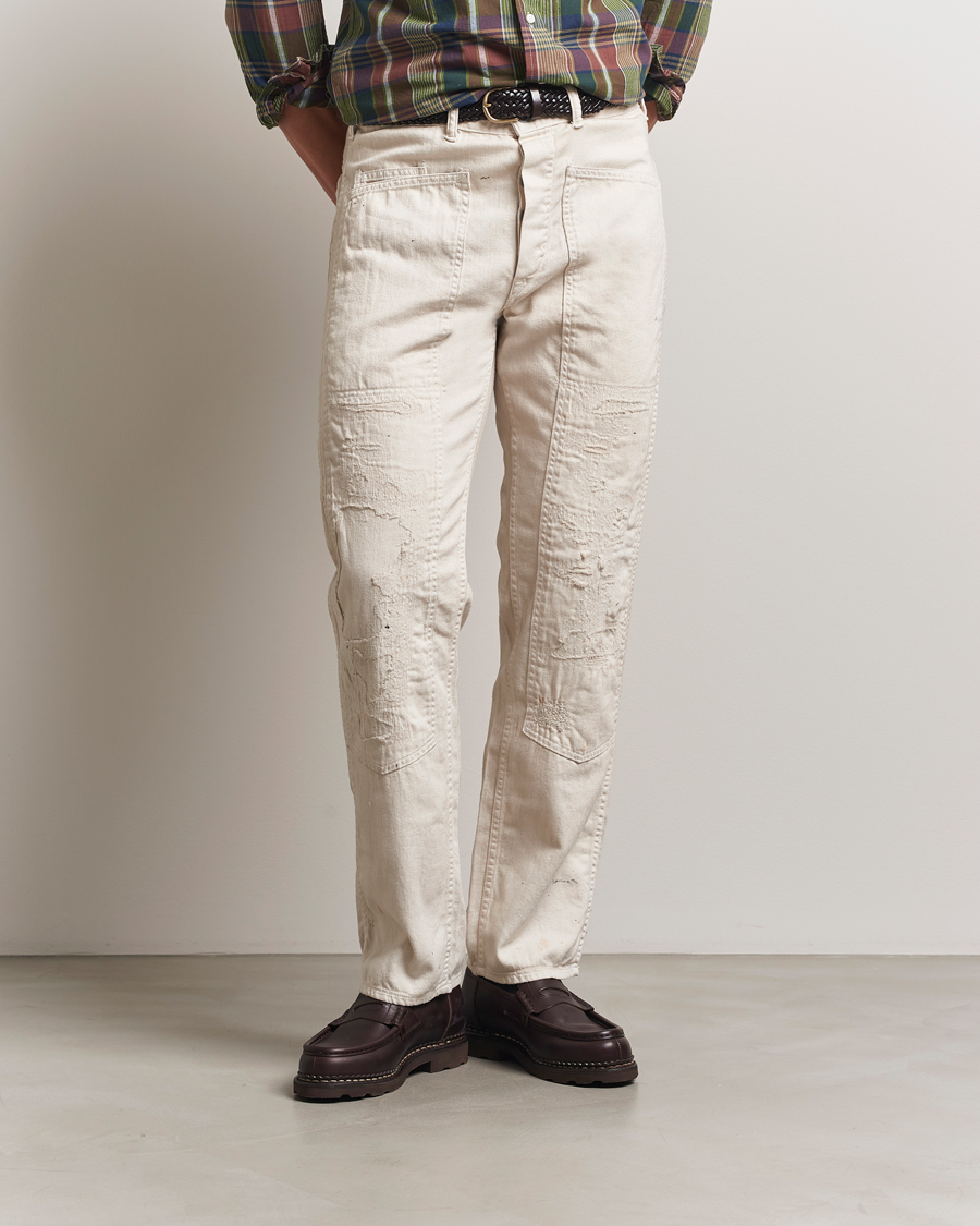 Herre | Bukser | RRL | Dempsey Carpenter Pants Off White