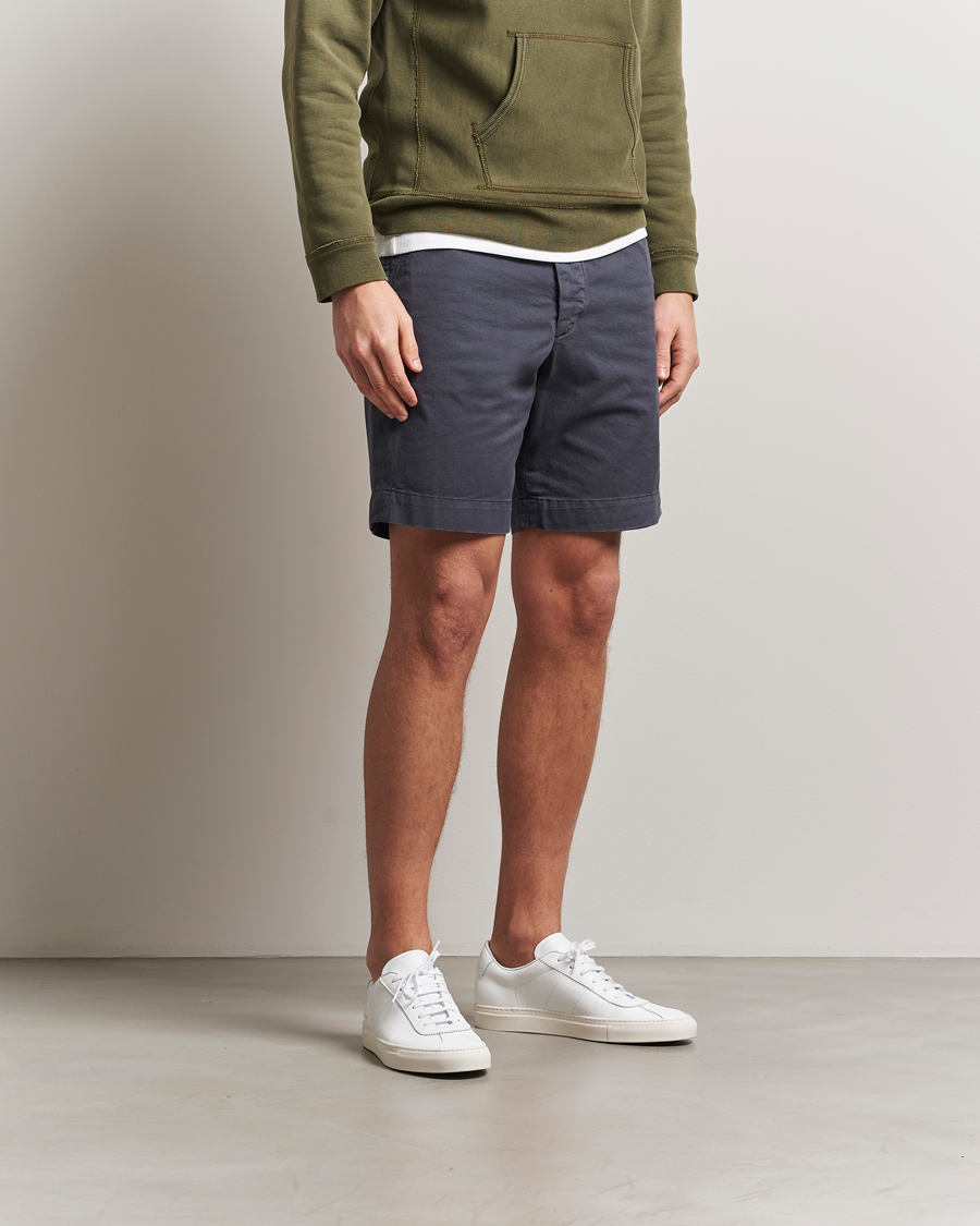 Herre | Shorts | RRL | Officers Flat Shorts Navy