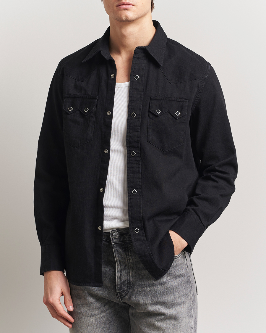 Herre | Skjorter | RRL | Sawtooth Western Shirt Black