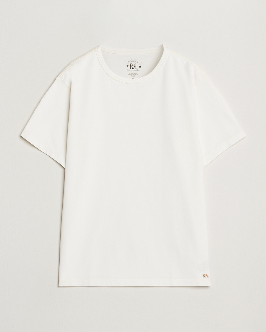 Herre | T-Shirts | RRL | Heavy Weight Tee Warm White