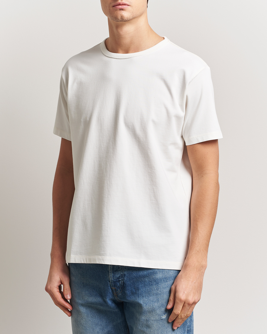 Herre | T-Shirts | RRL | Heavy Weight Tee Warm White