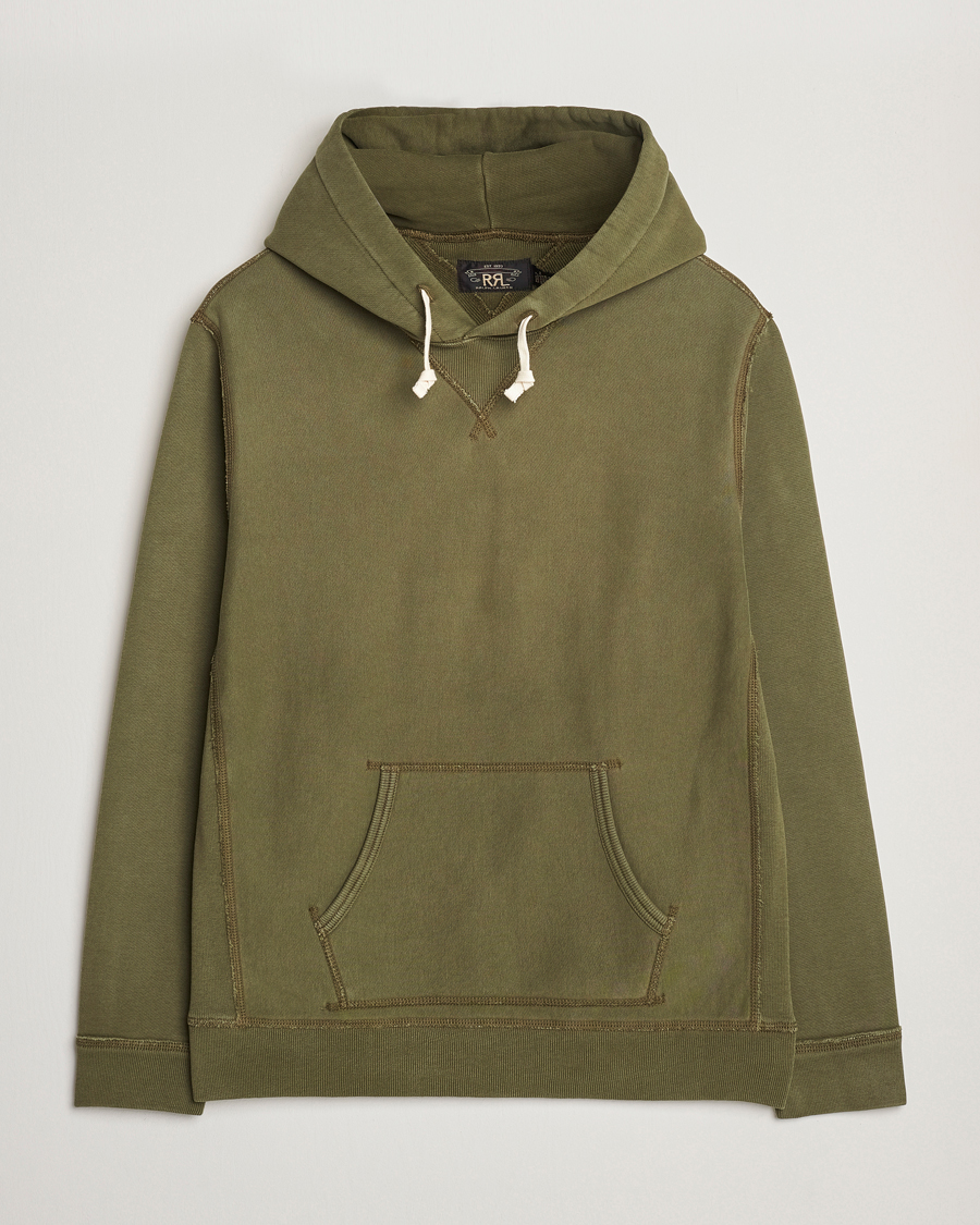 Herre | Gensere | RRL | Hooded Sweatshirt Olive