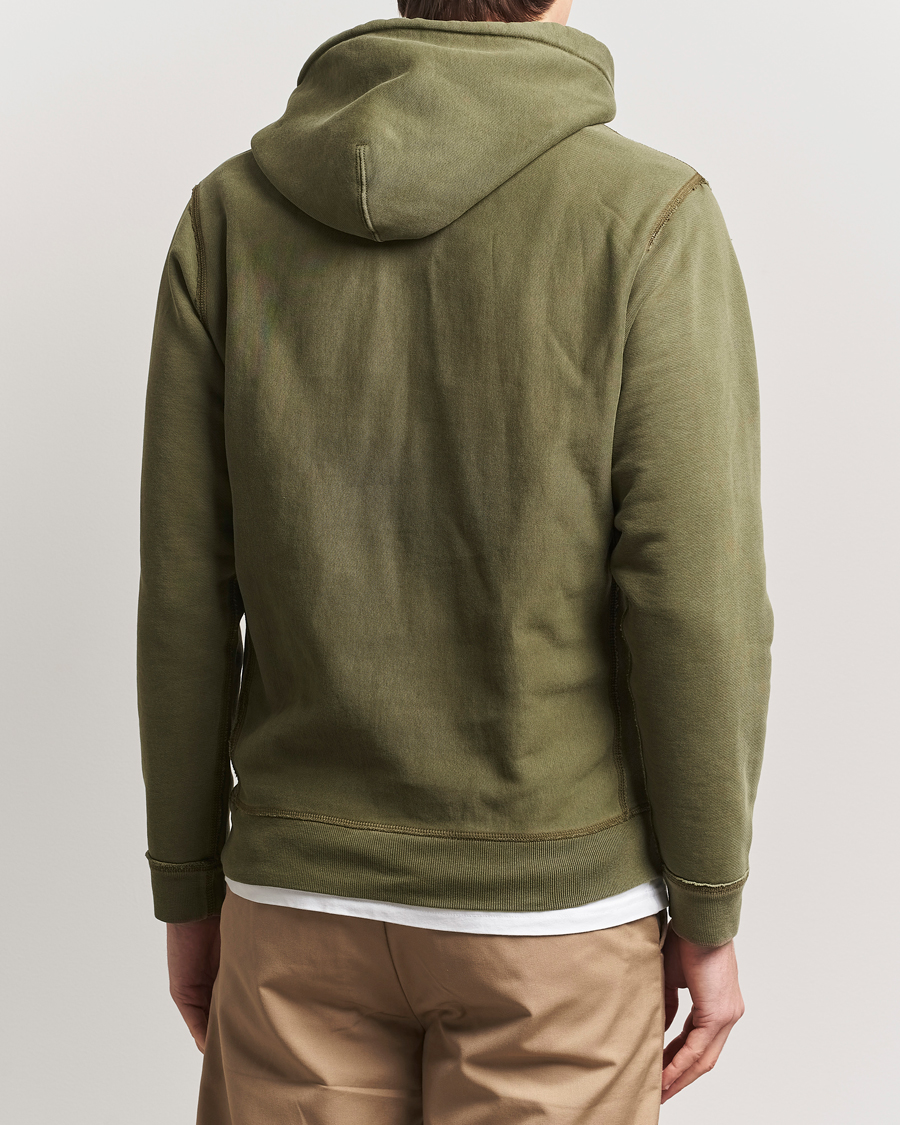 Herre | Gensere | RRL | Hooded Sweatshirt Olive